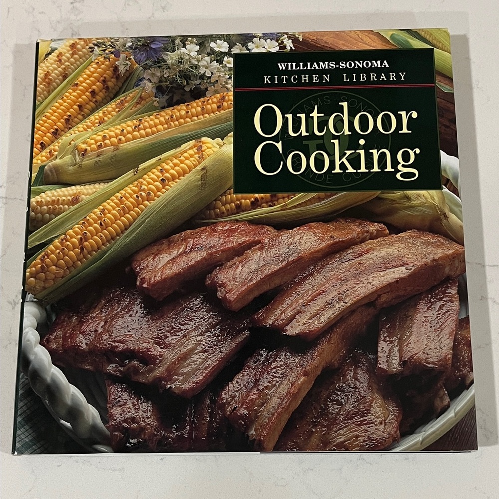 Williams Sonoma Outdoor Cooking Cookbook - Green and Brown